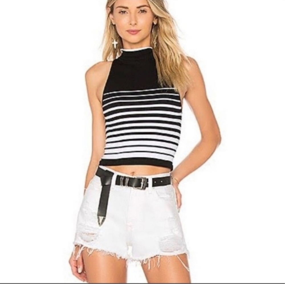 Free People High Five Crop Top M/L T2
